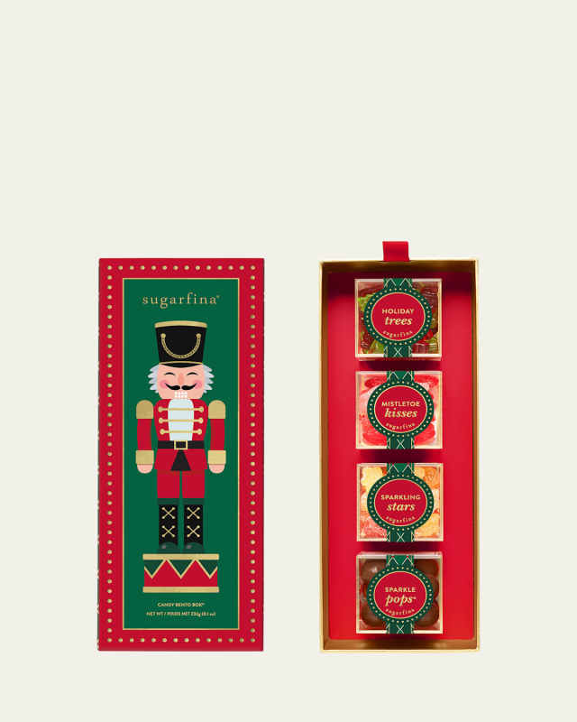 Nutcracker 4-Piece Holiday Candy Bento Box